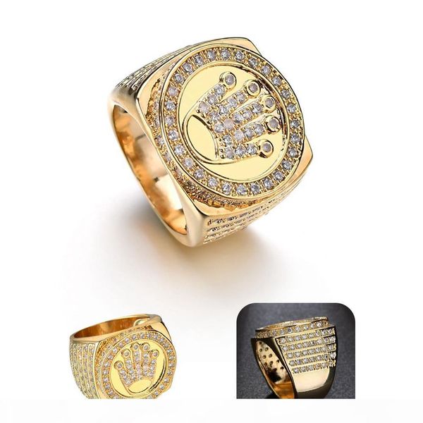 new design hip hop bling jewelry king crown father's day gift for men bling micro pave gold color zircon ring drop shipping, Silver
new design hip hop bling jewelry king crown father's day gift for men bling micro pave gold color zircon ring drop shipping, Silver