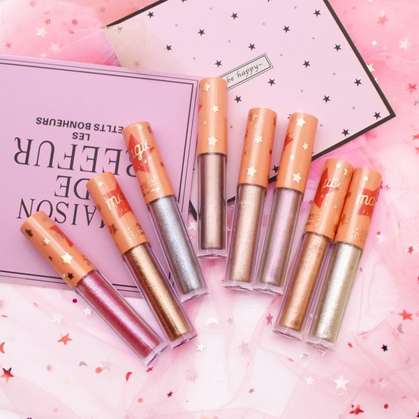long lasting glitter eyeshadow liquid shimmer metallic eye shadow highly pigment tint cosmetics eye makeup
long lasting glitter eyeshadow liquid shimmer metallic eye shadow highly pigment tint cosmetics eye makeup