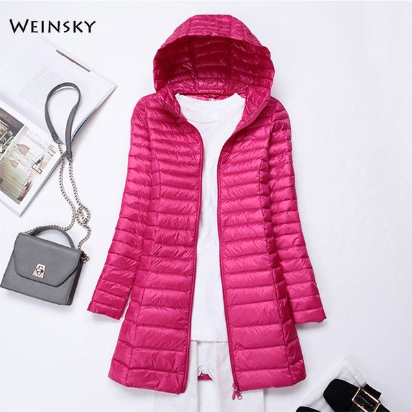 winter women ultralight thin down long jacket white duck down hooded jackets long sleeve warm coat parka female portable outwear, Black
winter women ultralight thin down long jacket white duck down hooded jackets long sleeve warm coat parka female portable outwear, Black