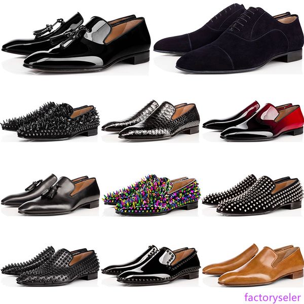 luxury mens designer shoes loafers casual black red spike patent leather slip on dress wedding flats bottoms business party sneakers
luxury mens designer shoes loafers casual black red spike patent leather slip on dress wedding flats bottoms business party sneakers