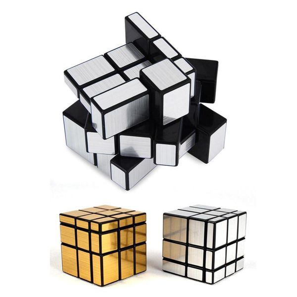 3x3 magic cube block mirror speed professional puzzle game mirror cube magic educational toys for children silver/golden
3x3 magic cube block mirror speed professional puzzle game mirror cube magic educational toys for children silver/golden
