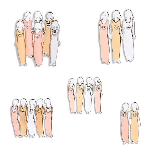 2 3 4 5 6pcs friends sister brooch sister corsage shirts coat bag pin handmade jewelry gift, Gray
2 3 4 5 6pcs friends sister brooch sister corsage shirts coat bag pin handmade jewelry gift, Gray