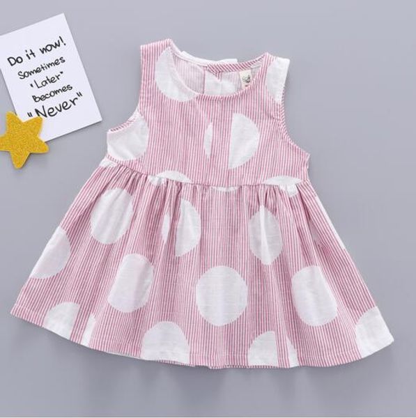 children's wear 2019 summer dot dresses girls cotton sleeveless dresses baby dress princess dresses, Red;yellow
children's wear 2019 summer dot dresses girls cotton sleeveless dresses baby dress princess dresses, Red;yellow