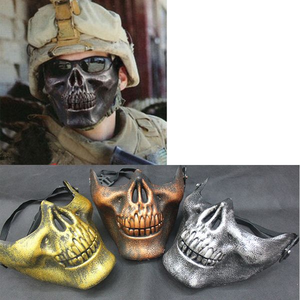 plastic horror skull jaw mask terror half face shied human skeleton warrior ghost mask for halloween party lxy9
plastic horror skull jaw mask terror half face shied human skeleton warrior ghost mask for halloween party lxy9