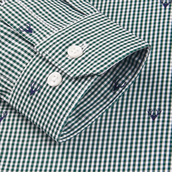 embroidered shirt men's long sleeve business 2020 season cotton cute animal embroidered shirt slim shirt tide, White;black
embroidered shirt men's long sleeve business 2020 season cotton cute animal embroidered shirt slim shirt tide, White;black