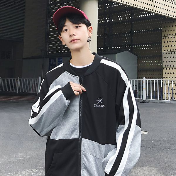 zogaa 2019 couple jacket autumn student bf harajuku style jacket men's color patchwork ins loose korean version baseball coats, Black;brown
zogaa 2019 couple jacket autumn student bf harajuku style jacket men's color patchwork ins loose korean version baseball coats, Black;brown