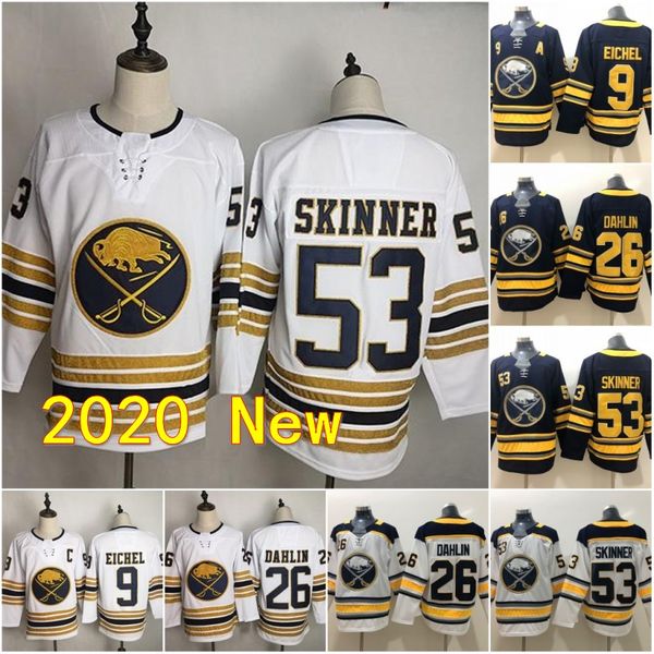 50th anniversary 2020 buffalo sabres 9 jack eichel jersey hockey 26 rasmus dahlin 53 jeff skinner navy blue white stitched man woman youth, Black;red
50th anniversary 2020 buffalo sabres 9 jack eichel jersey hockey 26 rasmus dahlin 53 jeff skinner navy blue white stitched man woman youth, Black;red