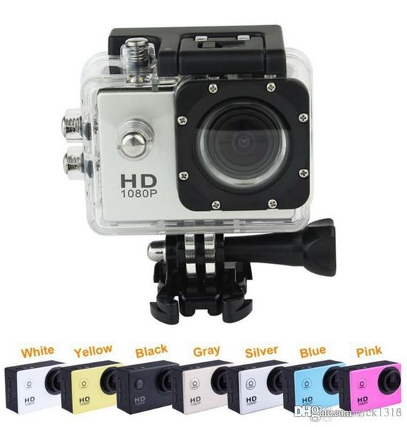 

видеокамеры действие камеры cam камера автомобиля рекордер 1080p full hd 5.0mp 2,0-дюймовый экран helemet 30m водонепроницаемый dv dvr dhl б