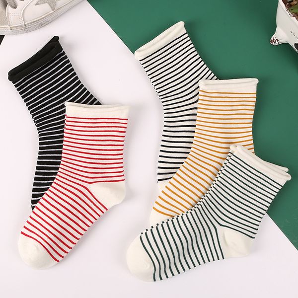 latest style color pinstripe curling pure cotton loose mouth women's socks comfortable, breathable and anti friction socks, Black;white
latest style color pinstripe curling pure cotton loose mouth women's socks comfortable, breathable and anti friction socks, Black;white