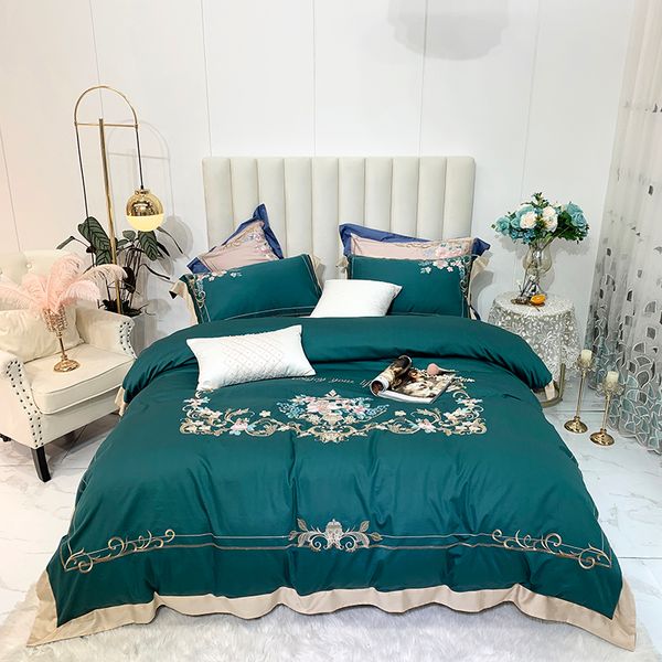 green 100s satin egyptian cotton bedding set blooming flowers embroidery duvet cover bed linen fitted sheet pillowcases
green 100s satin egyptian cotton bedding set blooming flowers embroidery duvet cover bed linen fitted sheet pillowcases
