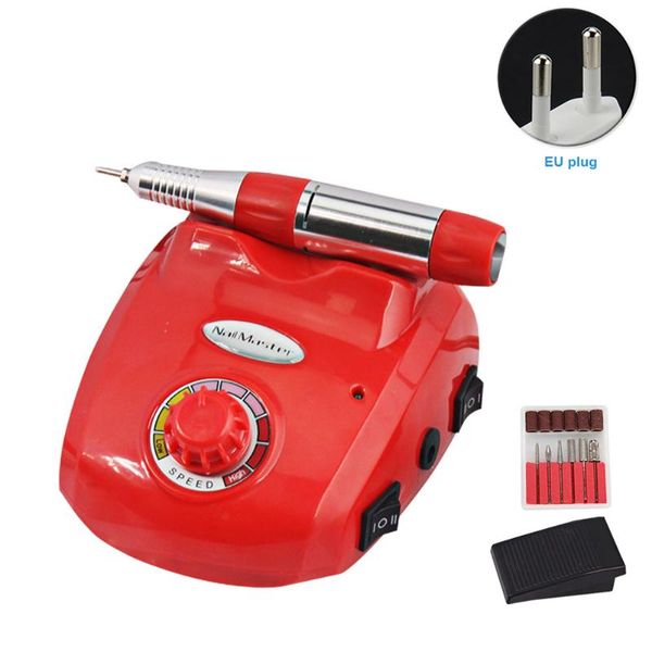 pedal safe professional abs 6 heads nail polisher manicure set grinding diy mini portable eu plug salon home pen shape 25000rmp, Silver
pedal safe professional abs 6 heads nail polisher manicure set grinding diy mini portable eu plug salon home pen shape 25000rmp, Silver