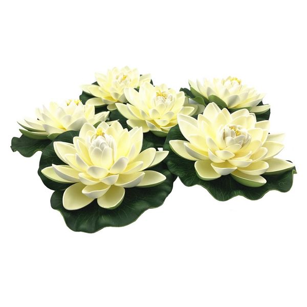 6pcs artificial simulation lotus fake water lily pool floating lotus leaf flowers home garden wedding fish pond aquarium decorat
6pcs artificial simulation lotus fake water lily pool floating lotus leaf flowers home garden wedding fish pond aquarium decorat