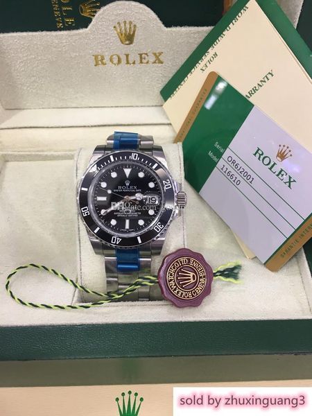 With original box men automatic 2813 watch men ceramic bezel dive chronometer date full teel cry tal watche port dive wri twatche 
With original box men automatic 2813 watch men ceramic bezel dive chronometer date full teel cry tal watche port dive wri twatche