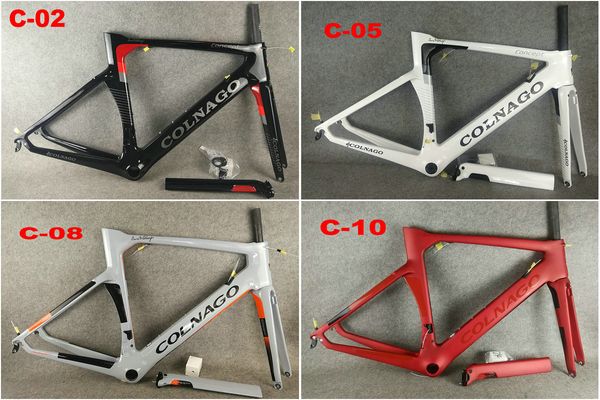 14 Colors Colnago Carbon Road Frame Full Carbon Fiber Bicycle Frame With Bb386 Frame Xxs/xs/s/m/l/xl