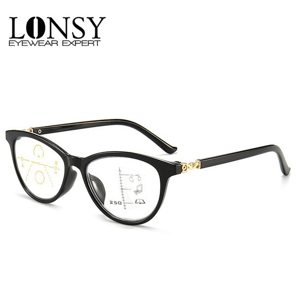 lonsy women progressive reading glasses anti blue light lens presbyopic glasses hyperopia eyewear readers, White;black
lonsy women progressive reading glasses anti blue light lens presbyopic glasses hyperopia eyewear readers, White;black