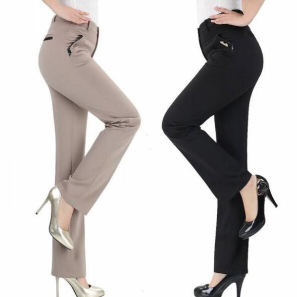2020 better fabric women trousers high elastic high waist pants straight formal trousers lady pants pantalones mujer dv239, Black;white
2020 better fabric women trousers high elastic high waist pants straight formal trousers lady pants pantalones mujer dv239, Black;white