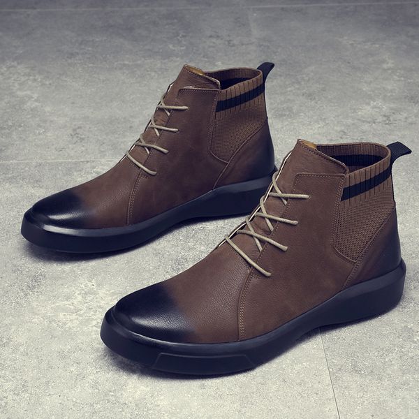 boots men genuine leather shoes men boots fashion black spring autumn male shoes casual flats winter
boots men genuine leather shoes men boots fashion black spring autumn male shoes casual flats winter