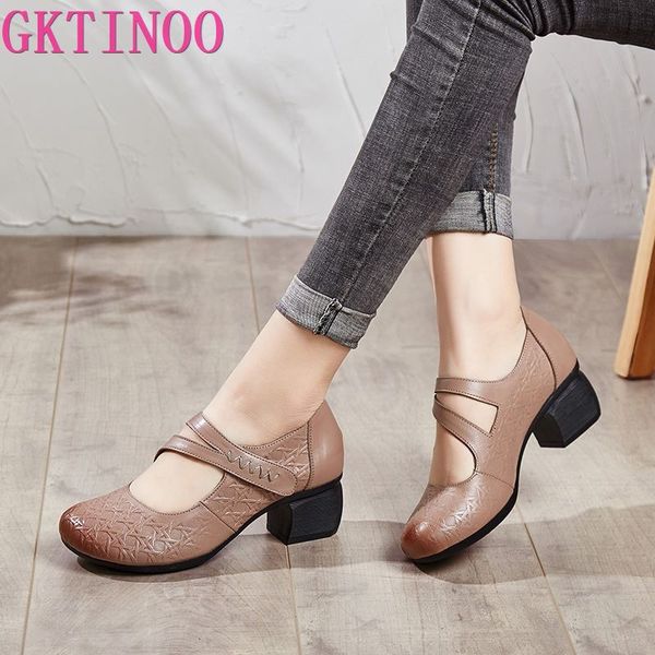 gktinoo 2020 vintage women pumps comfortable genuine leather high heel shoes women round toe casual thick heel mother shoes, Black
gktinoo 2020 vintage women pumps comfortable genuine leather high heel shoes women round toe casual thick heel mother shoes, Black