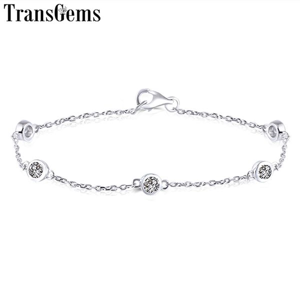 trasgems 14k 585 white gold 0.5ctw 3mm f color vvs moissanite link bracelets for women bezel set link bracelets 17cm length y19032201, Black
trasgems 14k 585 white gold 0.5ctw 3mm f color vvs moissanite link bracelets for women bezel set link bracelets 17cm length y19032201, Black