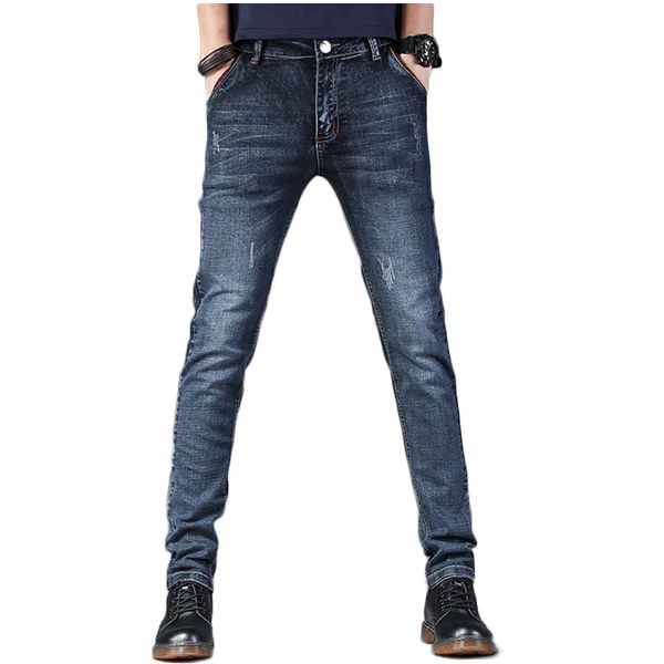 men jeans men spring korean version of the trend of self-cultivation stretch feet pants fit comfortable micro-elastic denim, Blue
men jeans men spring korean version of the trend of self-cultivation stretch feet pants fit comfortable micro-elastic denim, Blue