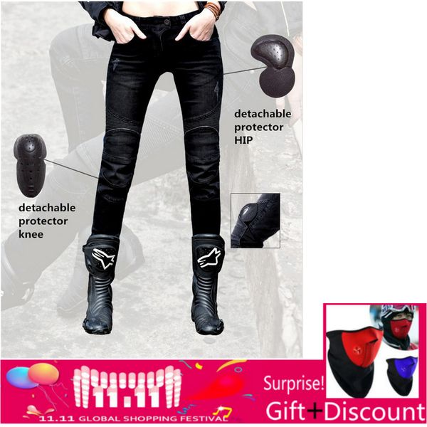 fashion women uglybros featherbed jeans motorcycle protective pants racing jeans black moto pants size: 25 26 27
fashion women uglybros featherbed jeans motorcycle protective pants racing jeans black moto pants size: 25 26 27