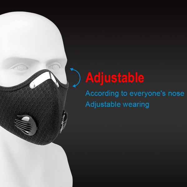kn95 antiviral sport face mask with filter activated carbon pm 2.5 anti-pollution running cycling mask, Black
kn95 antiviral sport face mask with filter activated carbon pm 2.5 anti-pollution running cycling mask, Black