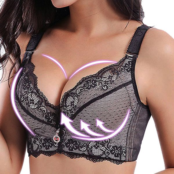 sfit women padded push up bras lace bra underwear plus size brassiere comfort underwear female bra breathable sports, White;black
sfit women padded push up bras lace bra underwear plus size brassiere comfort underwear female bra breathable sports, White;black