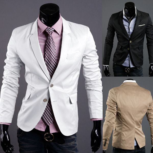 sale new-arrivalmens luxury end suits blazer casual jacket 3 colors khaki black 30off, White;black
sale new-arrivalmens luxury end suits blazer casual jacket 3 colors khaki black 30off, White;black