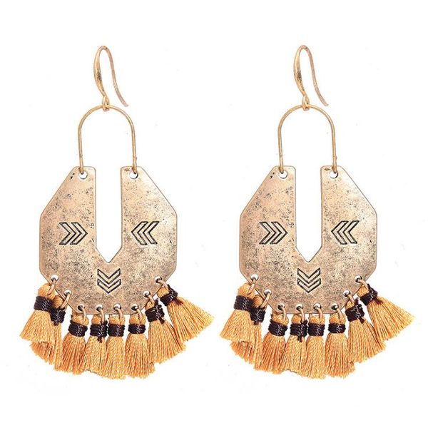 retro ethnic wind earrings fashion european and american female liuzhou temperament long earrings, Golden
retro ethnic wind earrings fashion european and american female liuzhou temperament long earrings, Golden