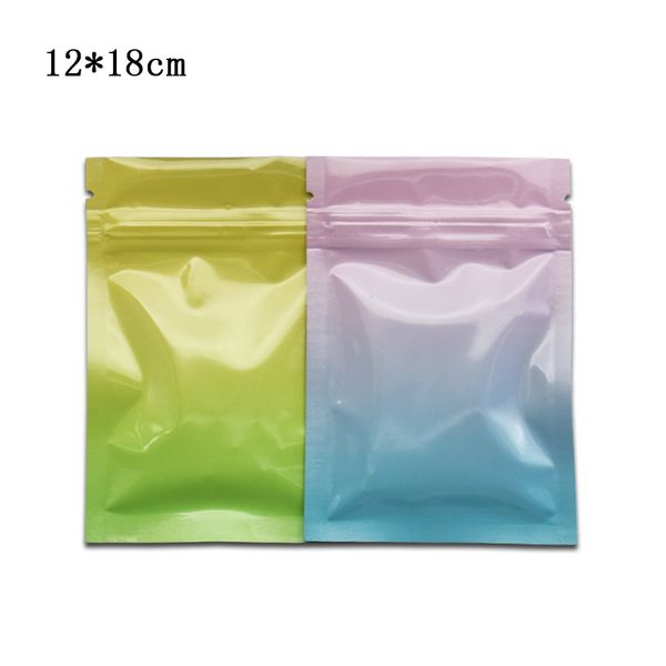 100pcs 12x18cm zipper ziplock mylar foil packaging bag heat seal aluminum foil zip lock food package bag
100pcs 12x18cm zipper ziplock mylar foil packaging bag heat seal aluminum foil zip lock food package bag