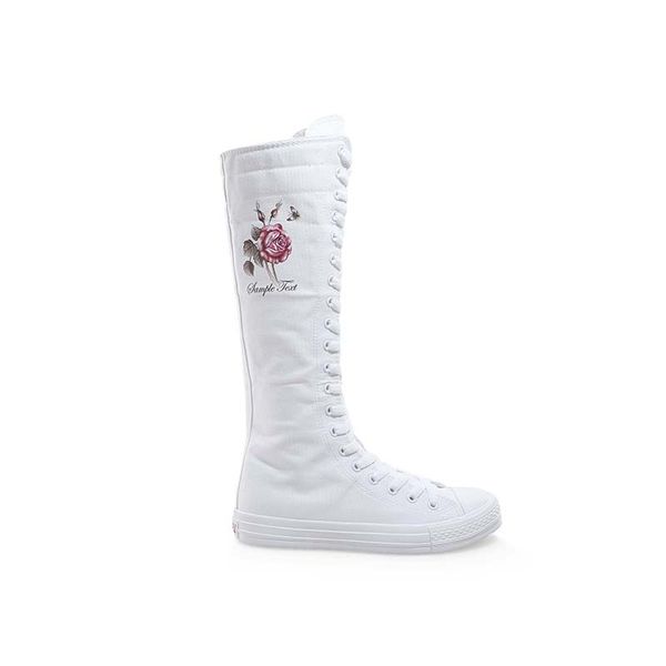 fashion students boots cheerleaders dance shoes women shoes boots high-lace-up knee-high canvas large size 34-43, Black
fashion students boots cheerleaders dance shoes women shoes boots high-lace-up knee-high canvas large size 34-43, Black