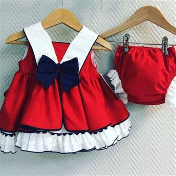 cute newborn kids baby girls princess sets sleeveless strap ruffle dress back bowknot vest lace shorts 2pcs outfits 0-24m, White
cute newborn kids baby girls princess sets sleeveless strap ruffle dress back bowknot vest lace shorts 2pcs outfits 0-24m, White