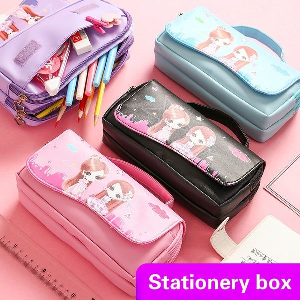 multifunctional large capacity pencil case portable simple girl heart student three-layer stationery bag cactus pencil bag
multifunctional large capacity pencil case portable simple girl heart student three-layer stationery bag cactus pencil bag