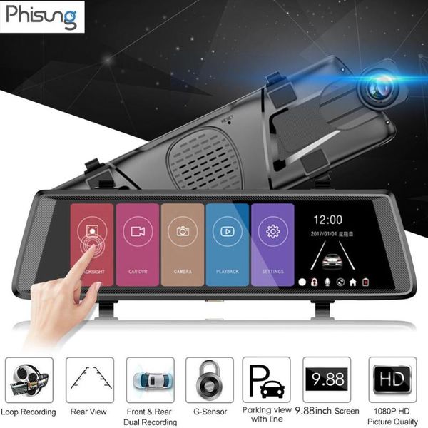 h900 dash cam full hd 1080p 9.88 inch rearview mirror car dvr camera for phisung maximum support for 64g memory card
h900 dash cam full hd 1080p 9.88 inch rearview mirror car dvr camera for phisung maximum support for 64g memory card