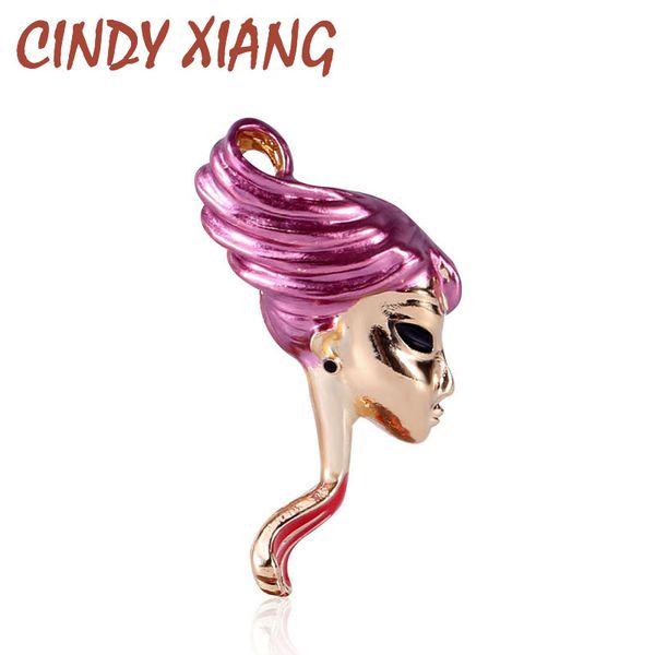 cindy xiang enamel beauty head brooch fashion colorful hair head pin creative jewelry, Gray
cindy xiang enamel beauty head brooch fashion colorful hair head pin creative jewelry, Gray