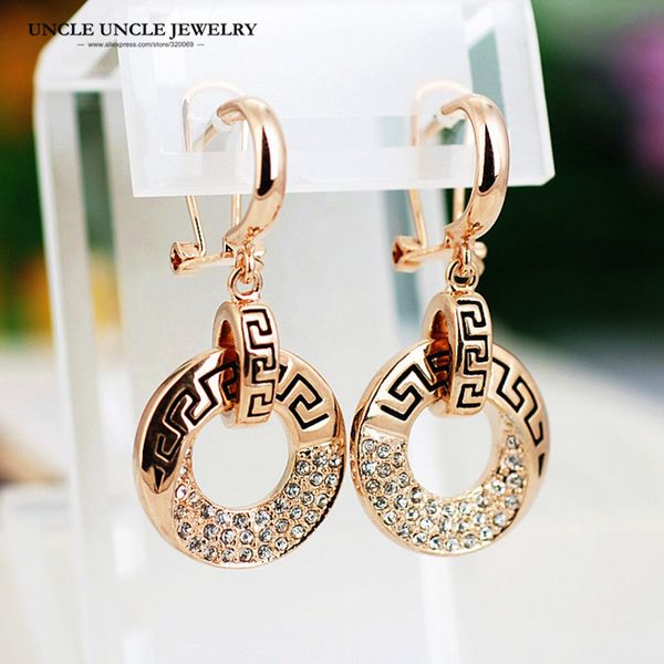 brand design rose gold color retro rome round rhinestones setting woman drop earrings wholesale gift, Silver
brand design rose gold color retro rome round rhinestones setting woman drop earrings wholesale gift, Silver