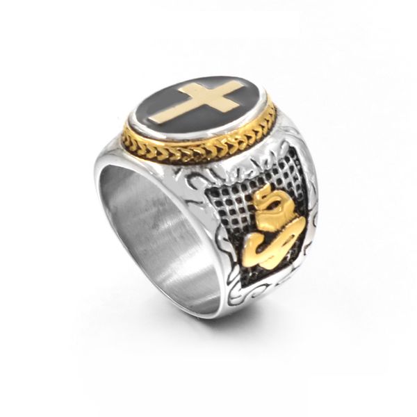 316l stainless steel jerusalem cross ring jesus christ medieval knight templar military vintage religious ring for male jewelry, Silver
316l stainless steel jerusalem cross ring jesus christ medieval knight templar military vintage religious ring for male jewelry, Silver