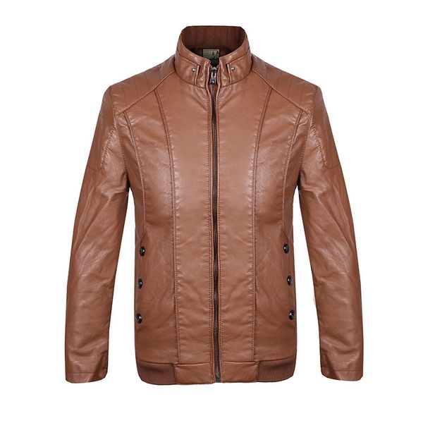 2020 autumn fall new slim fit casual fashion stand collar pu faux leather jacket classic motorcycle brand mens jackets and coats, Black
2020 autumn fall new slim fit casual fashion stand collar pu faux leather jacket classic motorcycle brand mens jackets and coats, Black