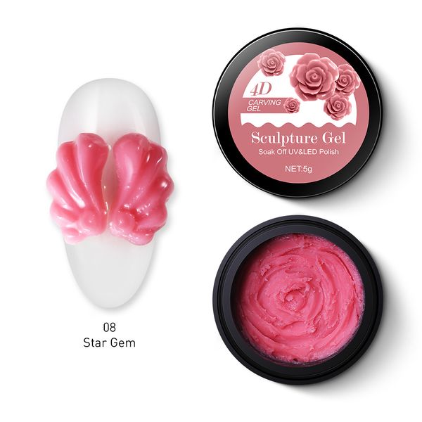 lacheer sculpture gel varnish diy nail design craved pattern led nail gel enamel art painting modelling uv lacquer, Red;pink
lacheer sculpture gel varnish diy nail design craved pattern led nail gel enamel art painting modelling uv lacquer, Red;pink
