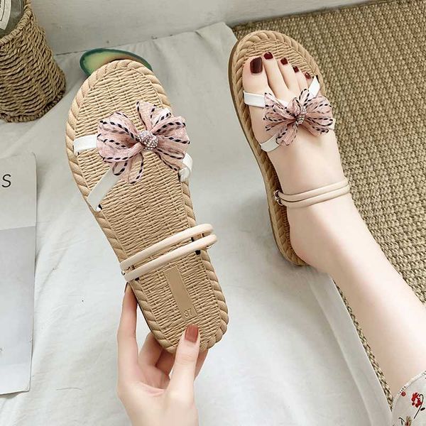 flat shoes female lady slippers women summer slides pantofle low butterfly-knot girl 2020 soft pu rubber rome, Black 
flat shoes female lady slippers women summer slides pantofle low butterfly-knot girl 2020 soft pu rubber rome, Black