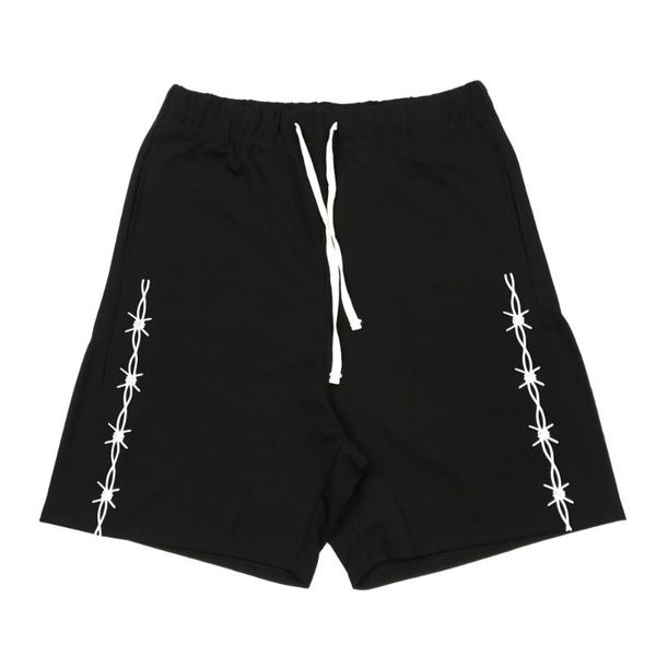 men's shorts embroidery black track 2021ss hip hop elastic waist sweat short men streetwear, White;black
men's shorts embroidery black track 2021ss hip hop elastic waist sweat short men streetwear, White;black