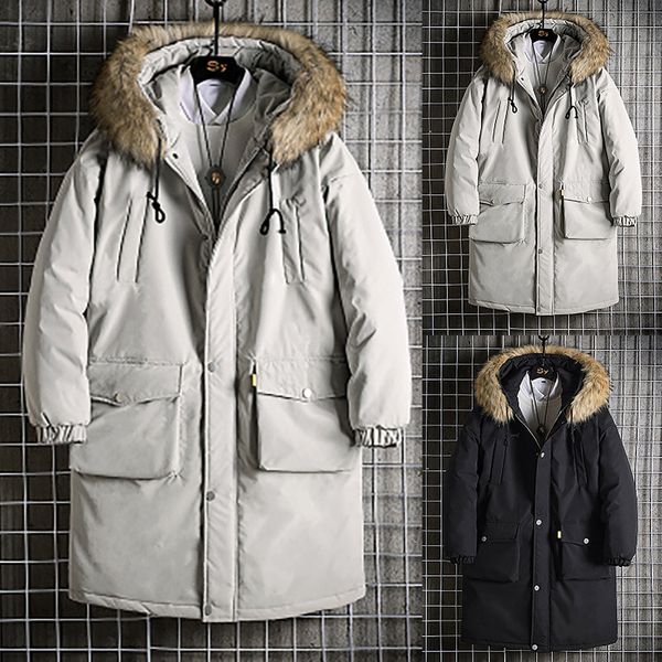 casaco jaqueta masculino chaqueta hombre new streetwear coat men's winter casual solid color hooded warm cotton clothing coat, Black
casaco jaqueta masculino chaqueta hombre new streetwear coat men's winter casual solid color hooded warm cotton clothing coat, Black