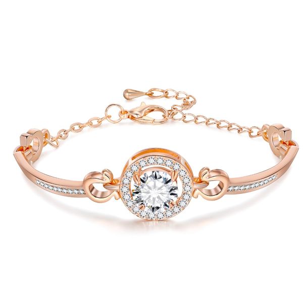 bxw temperament lady rose gold crystal bracelet 2019 charm fashion bangle & bracelet gifts from women, Black
bxw temperament lady rose gold crystal bracelet 2019 charm fashion bangle & bracelet gifts from women, Black