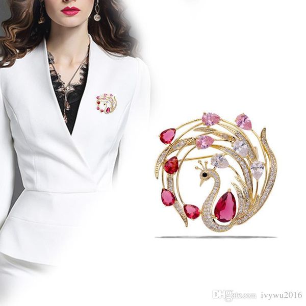 elegant multi color crystal rhinestone brooch pin luxury designer peacock animal brooches for women wedding jewelry accessories
elegant multi color crystal rhinestone brooch pin luxury designer peacock animal brooches for women wedding jewelry accessories