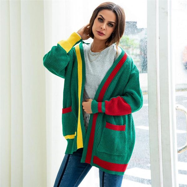 clothes contrast color big pocket cardigan sweater womens casual kniter christmas womens designer sweater fashion luxury, White;black
clothes contrast color big pocket cardigan sweater womens casual kniter christmas womens designer sweater fashion luxury, White;black