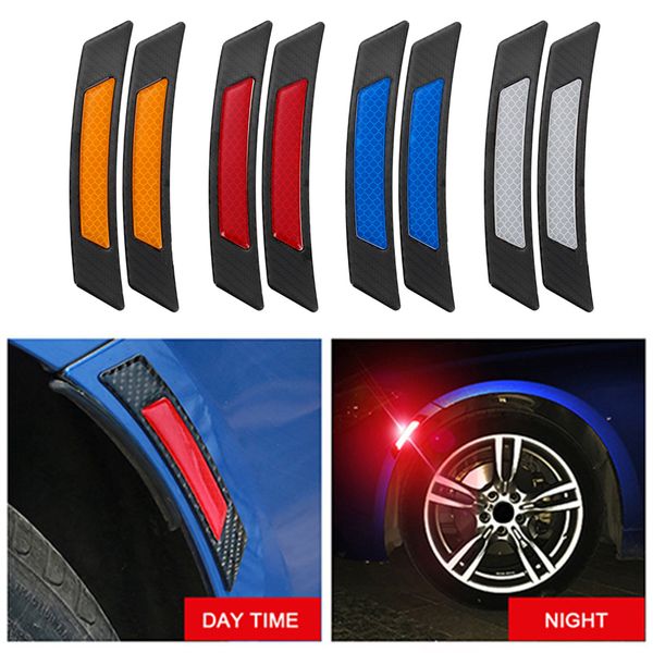 2pcs carbon fiber protection car bumper strip wheel eyebrow edge reflective warning sticker guard sticker car accessories
2pcs carbon fiber protection car bumper strip wheel eyebrow edge reflective warning sticker guard sticker car accessories