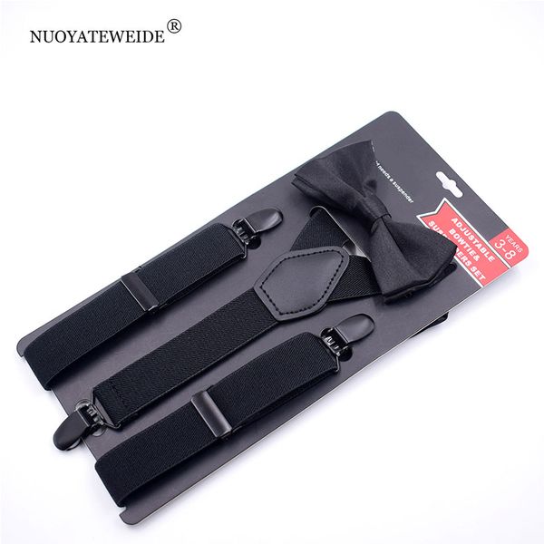 adjustable suspender and bow tie set for boys and girs black wedding braces elastic suspenders y-back for baby kids pants strap
adjustable suspender and bow tie set for boys and girs black wedding braces elastic suspenders y-back for baby kids pants strap