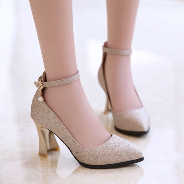 big size 11 12 13 14 15 16 17 ladies high heels women shoes woman pumps shallow metal decoration with one-character button, Black
big size 11 12 13 14 15 16 17 ladies high heels women shoes woman pumps shallow metal decoration with one-character button, Black