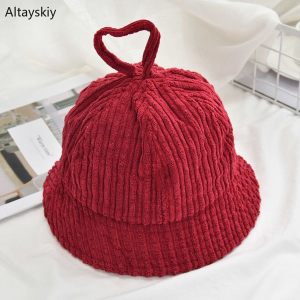 bucket hats women corduroy solid dome antenna kawaii warm womens hat simple lovely korean style all-match leisure trendy student, Blue;gray
bucket hats women corduroy solid dome antenna kawaii warm womens hat simple lovely korean style all-match leisure trendy student, Blue;gray
