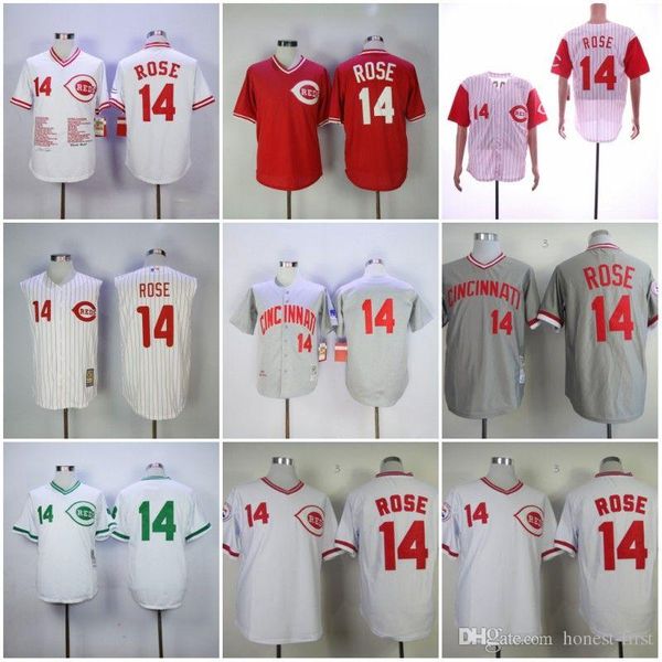 Cheap news Cincinnati 14 ROSE White Green Grey Red Retro Baseball News Shirt Stitched
Cheap news Cincinnati 14 ROSE White Green Grey Red Retro Baseball News Shirt Stitched
